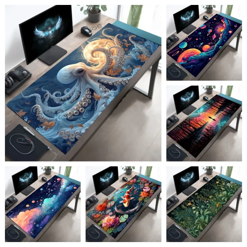 White Octopus Moon Mousepad Koi Fish Family Red Yellow Spotted Koi Deep Blue Waters Desk Mat Pastel Cosmos Space Scene Mousepad
White Octopus Moon Mousepad Koi Fish Family Red Yellow Spotted Koi Deep Blue Waters Desk Mat Pastel Cosmos Space Scene Mousepad