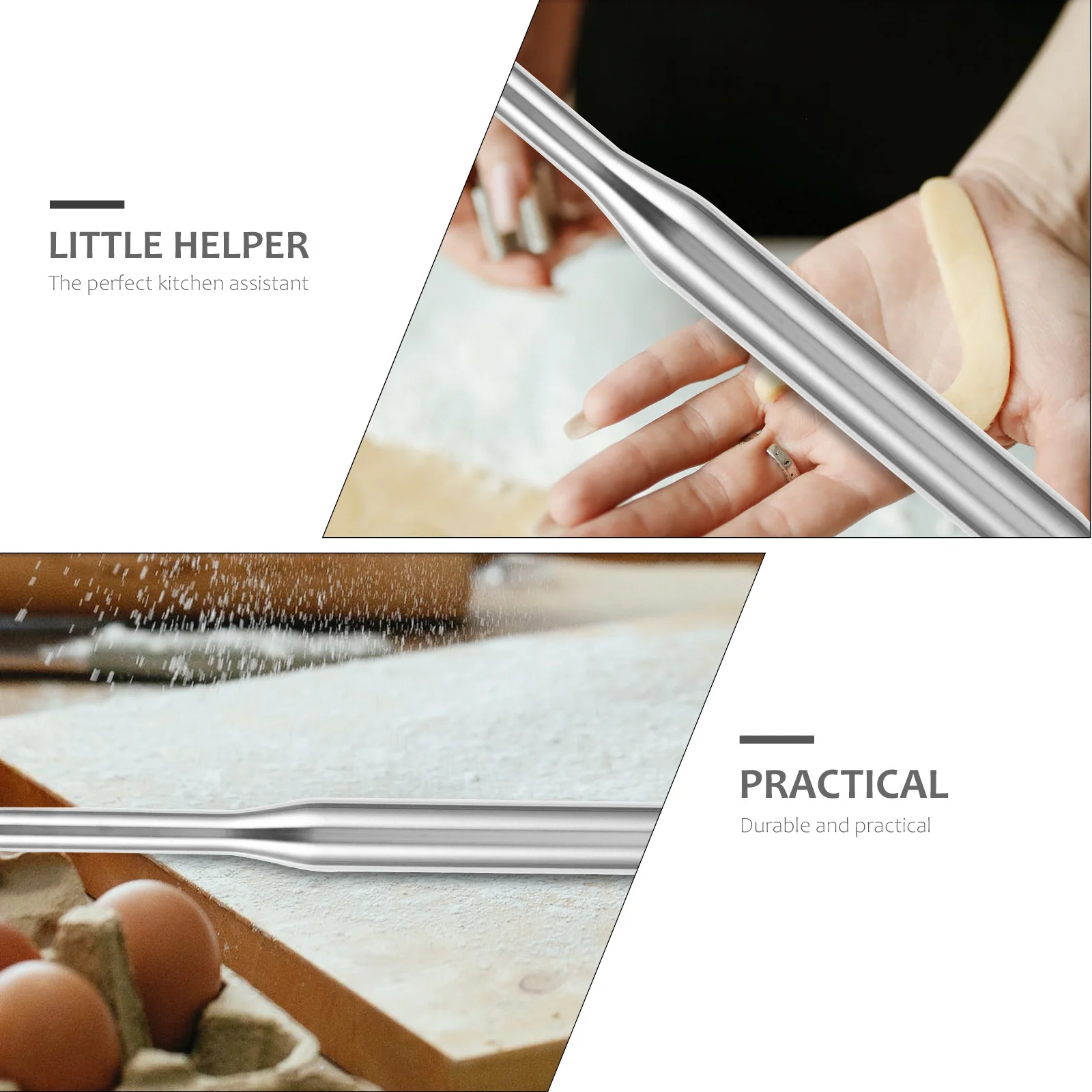 Steel Roller For Baking Rolling Pin Smooth Surface Dough Roller For Baking Pizza Pasta Cookies Kitchen Tool
Steel Roller For Baking Rolling Pin Smooth Surface Dough Roller For Baking Pizza Pasta Cookies Kitchen Tool