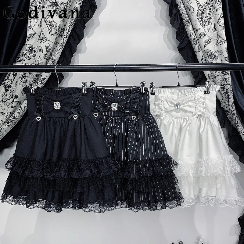 Original Design Mass Produced Lace Skirt Female Bowknot Lace Japanese Style Skirt Women's Heavy Craft Street Wear Mini Skirt
Original Design Mass Produced Lace Skirt Female Bowknot Lace Japanese Style Skirt Women's Heavy Craft Street Wear Mini Skirt