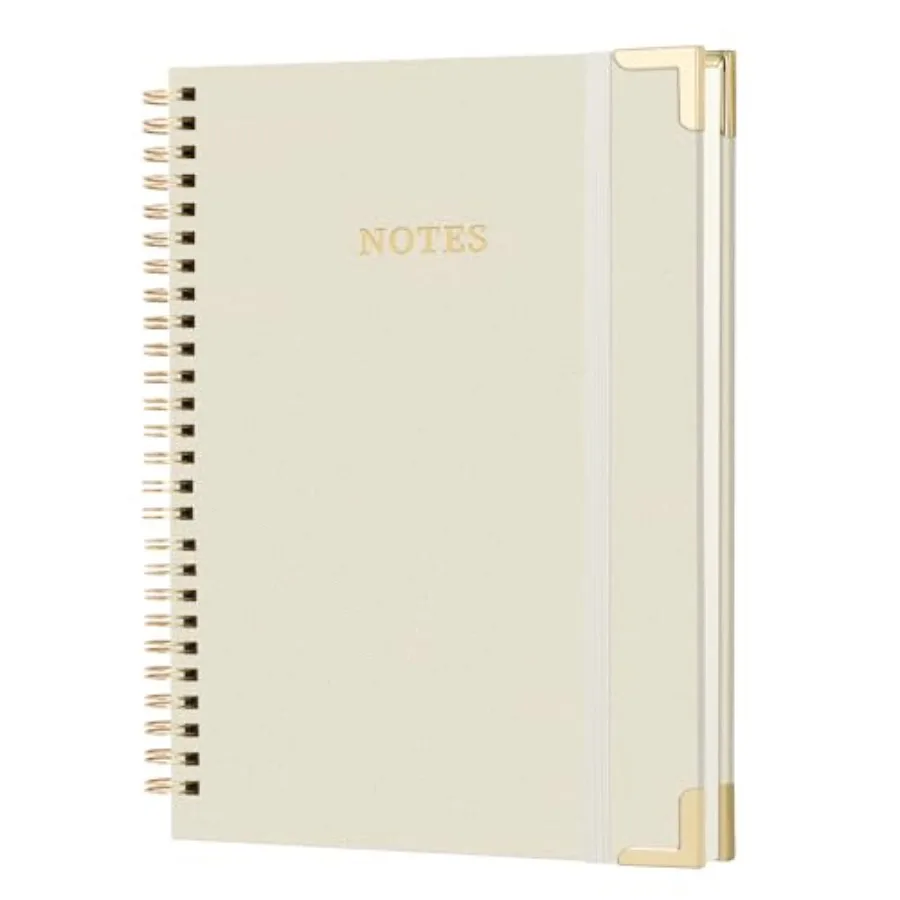 A4 8.5×11'' Large Spiral Notebook Journal, 100 Pages 50 Sheets Linen Hardcover College Ruled Journaling For Work and Note Takin
A4 8.5×11'' Large Spiral Notebook Journal, 100 Pages 50 Sheets Linen Hardcover College Ruled Journaling For Work and Note Takin
