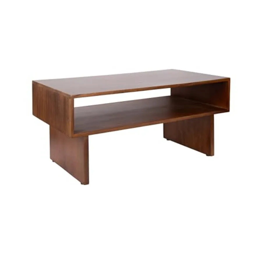 Torroba Modern Ribbed Rectangle Coffee Table with Storage Shelf, 36 x 20 x 16,,Transitional Rectangular Living Room Table with
Torroba Modern Ribbed Rectangle Coffee Table with Storage Shelf, 36 x 20 x 16,,Transitional Rectangular Living Room Table with