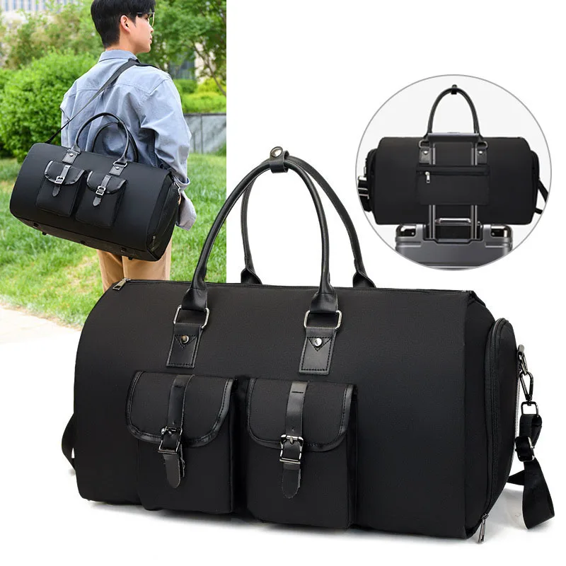 Suit Folding Travel Bag Multifunctional Foldable Large Shoulder Bags with Shoes Pocket Business Outing Casual Storage Handbag
Suit Folding Travel Bag Multifunctional Foldable Large Shoulder Bags with Shoes Pocket Business Outing Casual Storage Handbag