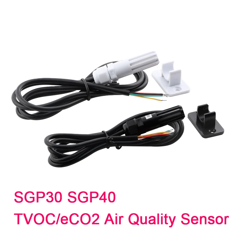 Gas Detection Sensor Module With Line SGP30 SGP40 TVOC/eCO2 Air Quality Formaldehyde Carbon Dioxide