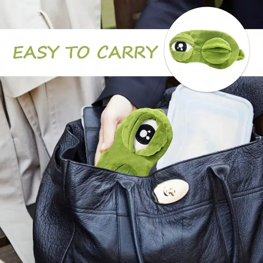 3D Frog Sleep Mask Soft Portable Eyeshade For Travel Airplane Office Nap
3D Frog Sleep Mask Soft Portable Eyeshade For Travel Airplane Office Nap