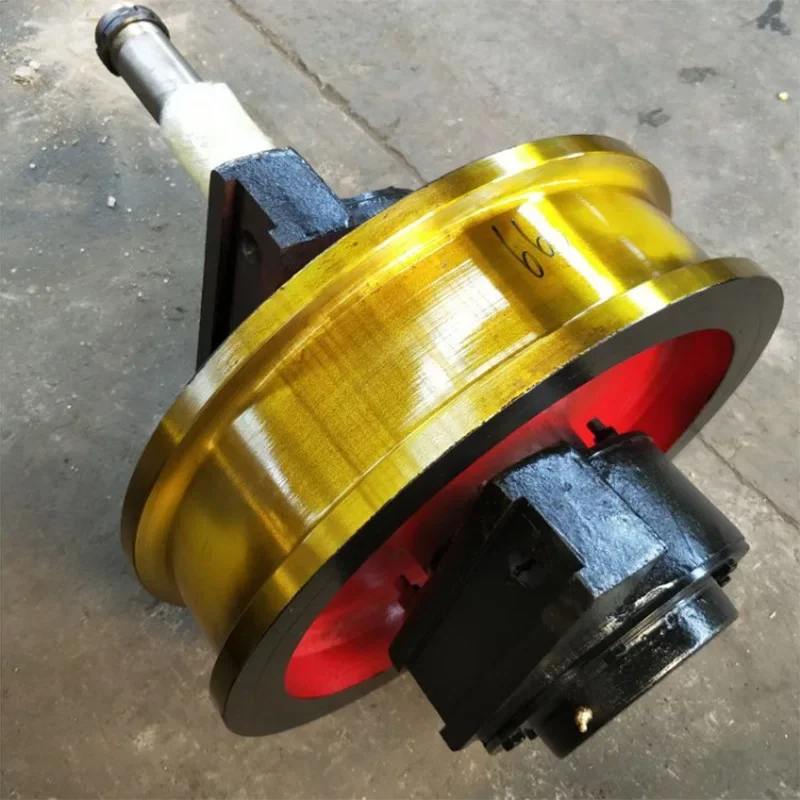 Gantry crane manufacturer mechanical parts 600 * 150 cart wheel set trolley processing and production cart drive device
Gantry crane manufacturer mechanical parts 600 * 150 cart wheel set trolley processing and production cart drive device