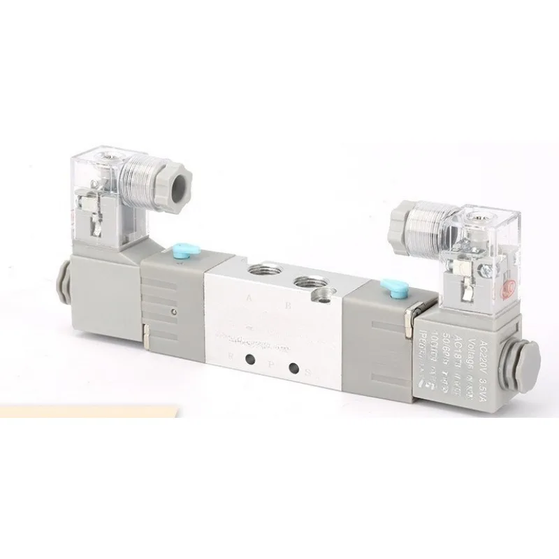 Parts are suitable for 4V120-06 two-position five-way solenoid valve, double electronically controlled solenoid
Parts are suitable for 4V120-06 two-position five-way solenoid valve, double electronically controlled solenoid
