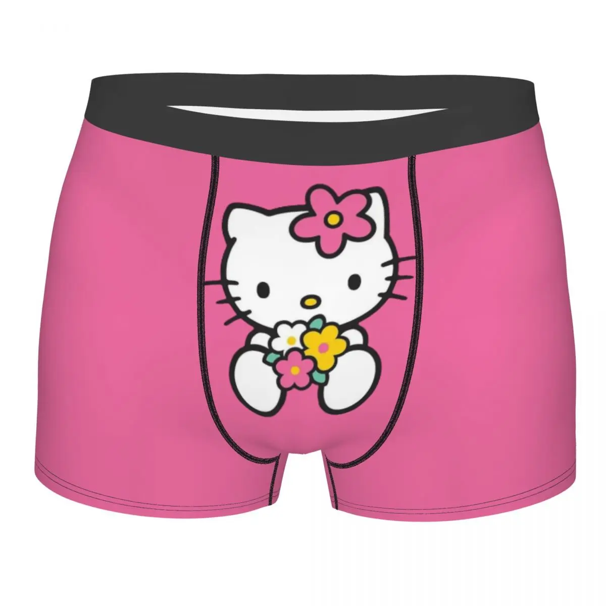 Мужские боксеры с рисунком кота Hello Kitty, шорты, мужские трусы, нижнее белье, модные трусы
Мужские боксеры с рисунком кота Hello Kitty, шорты, мужские трусы, нижнее белье, модные трусы