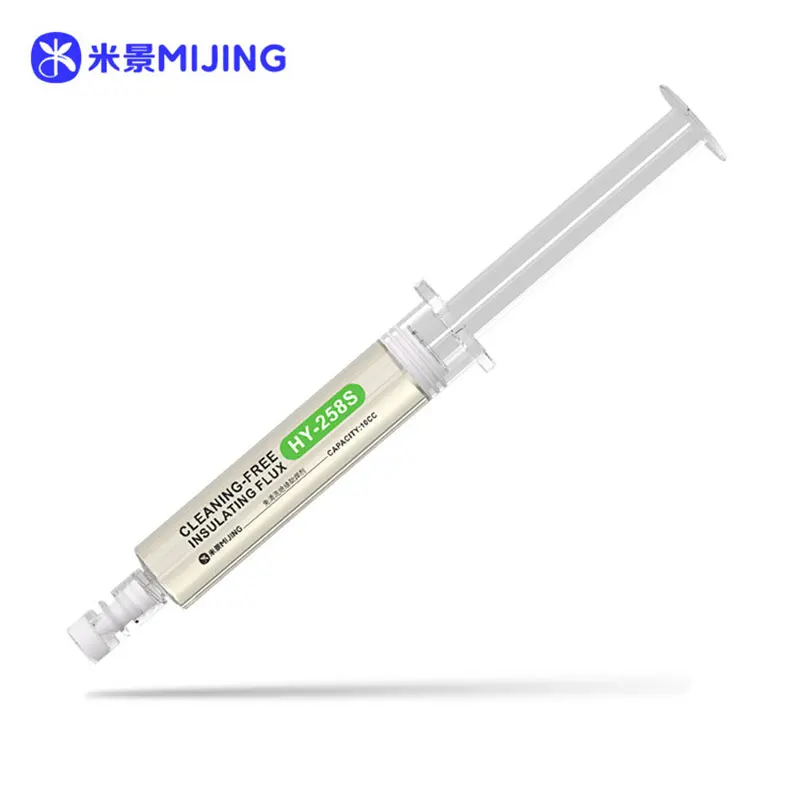 Mijing HY-258S No-Clean Soldering Flux Lead-Free Halogen-Free Non-Conductive Residue Low Smoke for PCB Motherboard Chip Repair
Mijing HY-258S No-Clean Soldering Flux Lead-Free Halogen-Free Non-Conductive Residue Low Smoke for PCB Motherboard Chip Repair