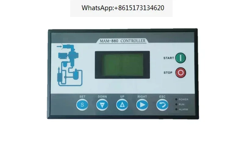 Authentic zyprexa, frequency conversion air compressor controller MAM860C MAM - 880 - c (B) (T) VF3 control panel
Authentic zyprexa, frequency conversion air compressor controller MAM860C MAM - 880 - c (B) (T) VF3 control panel