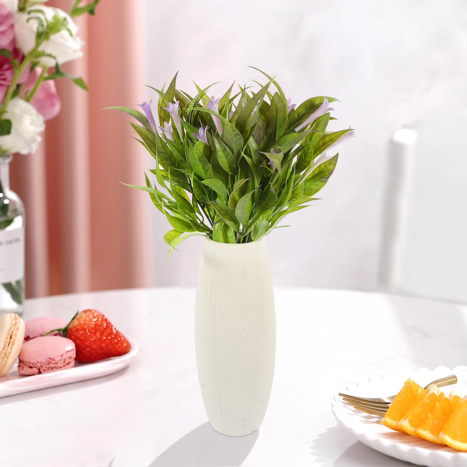 6pcs Fake Bouquet Wedding Decor Living Room Adorn Plastic Plants For Home Indoor Bridal Flower Branch Artificial Diy Flowers
6pcs Fake Bouquet Wedding Decor Living Room Adorn Plastic Plants For Home Indoor Bridal Flower Branch Artificial Diy Flowers