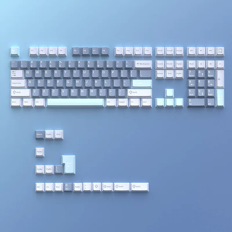 Yunhu mechanical keyboard keycap PBT material 128 keys small full set original height
Yunhu mechanical keyboard keycap PBT material 128 keys small full set original height