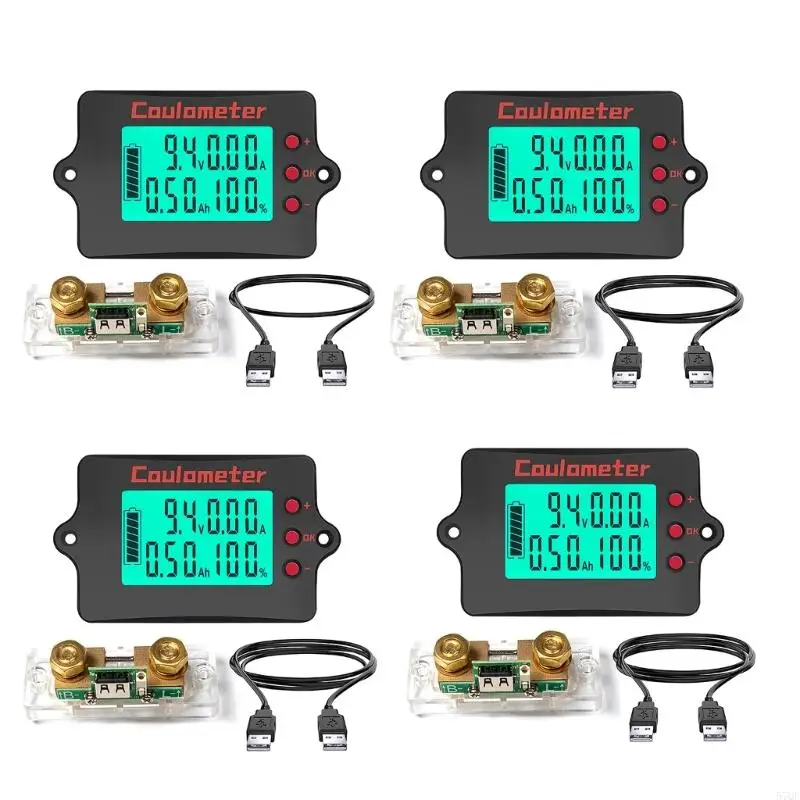 57QF Energy Monitoring Multimeterwith 100A Current Shunt & LCD Display Energy Consumption Trackers Electrical Measurement Tool
57QF Energy Monitoring Multimeterwith 100A Current Shunt & LCD Display Energy Consumption Trackers Electrical Measurement Tool