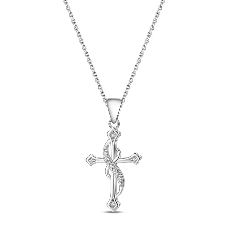 2026 Popular 925 Sterling Silver Cross Brilliant Necklace For Women Friends Fine Birthday Graduation Anniversary Jewelry Gifts
2026 Popular 925 Sterling Silver Cross Brilliant Necklace For Women Friends Fine Birthday Graduation Anniversary Jewelry Gifts