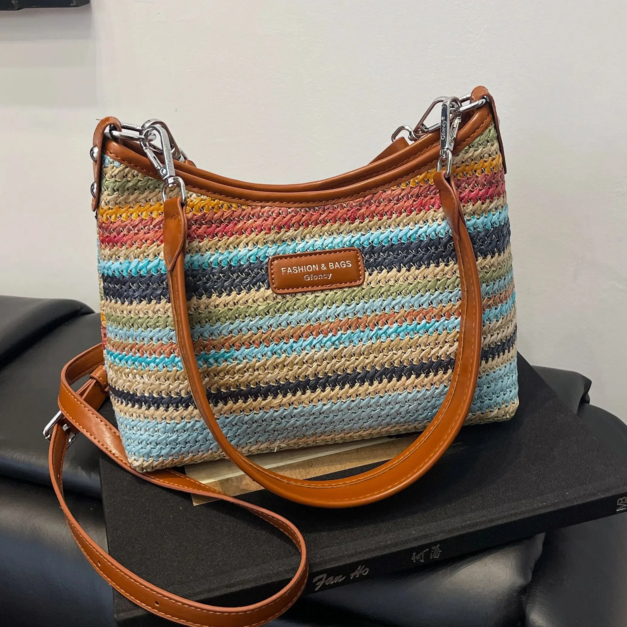 Zeyph Colourful Striped Shoulder Bag Simple And Compact Designer Crossbody Bag Sweet And Versatile Style Armpit Bag
Zeyph Colourful Striped Shoulder Bag Simple And Compact Designer Crossbody Bag Sweet And Versatile Style Armpit Bag