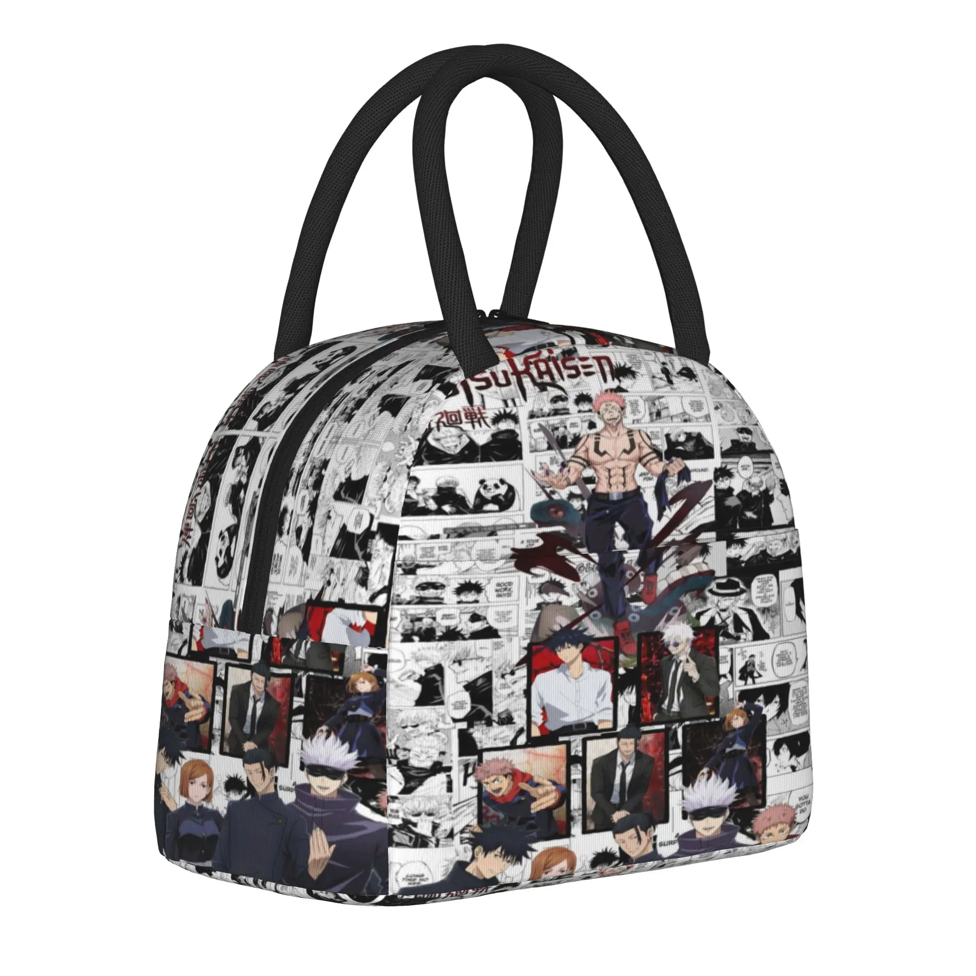Jujutsus Kaisens Insulated Lunch Bag for Men Women Storage Food Box Portable Thermal Cooler Lunch Boxes For Picnic
Jujutsus Kaisens Insulated Lunch Bag for Men Women Storage Food Box Portable Thermal Cooler Lunch Boxes For Picnic