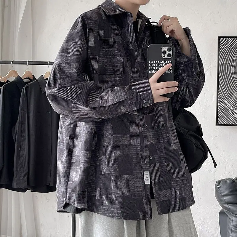 New Men's Casual Loose irt Autumn Faion Small ence Design Top Casual All-Match Outerwear Stand Fit Long Sve
New Men's Casual Loose irt Autumn Faion Small ence Design Top Casual All-Match Outerwear Stand Fit Long Sve