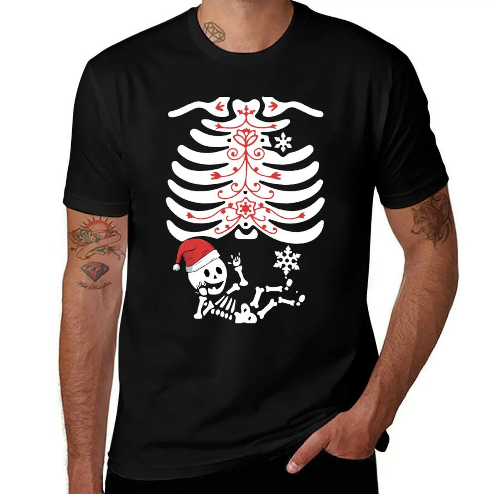 Skeleton Xray Babay Santa Maternity Tshirt T-Shirt Plus Size Non-Shrink T-Shirt
Skeleton Xray Babay Santa Maternity Tshirt T-Shirt Plus Size Non-Shrink T-Shirt