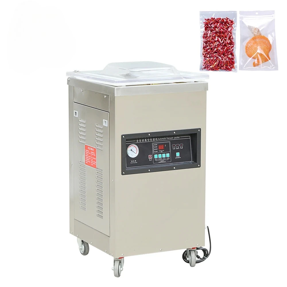 Однокамерная вакуумная упаковочная машина YK DZ-400/500/600 — упаковщик 400*10 мм, 200 PA для пищевых продуктов и дерева
Однокамерная вакуумная упаковочная машина YK DZ-400/500/600 — упаковщик 400*10 мм, 200 PA для пищевых продуктов и дерева