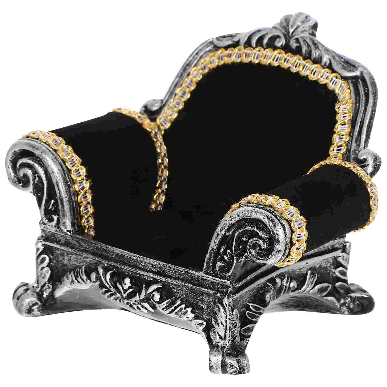 2pcs Black Sofa Jewelry Stand Display for Earrings Rings Necklaces Hairpin Storage Cute Practical Dressing Table Decor
2pcs Black Sofa Jewelry Stand Display for Earrings Rings Necklaces Hairpin Storage Cute Practical Dressing Table Decor