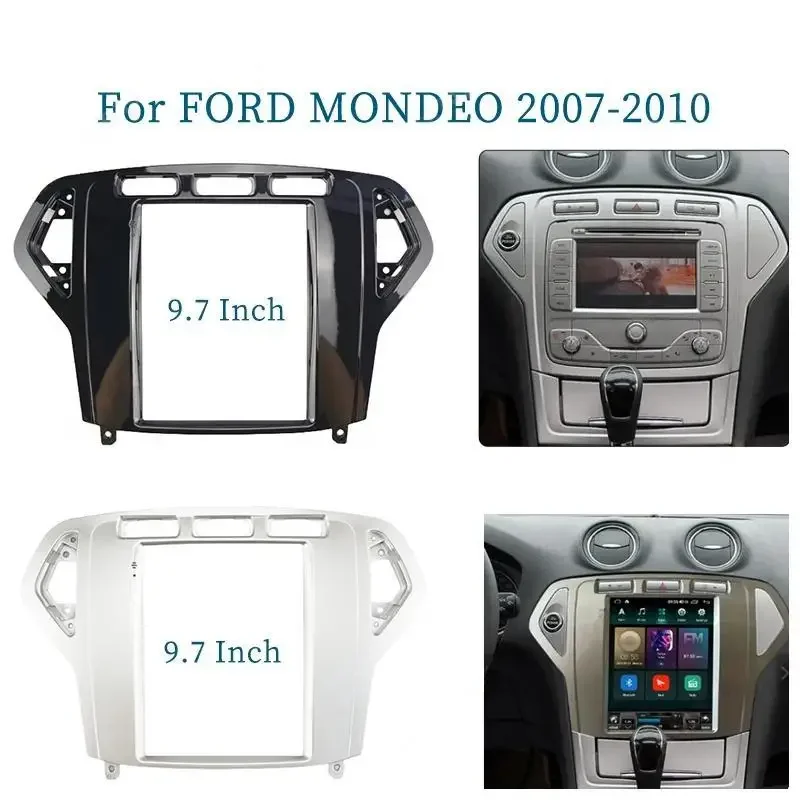 9.7 Inch 2 Din Car Radio Fascias For FORD MONDEO 2007-2010 Tesla Style Multimedia Frame Video Player Navigation DVD Panel Trim
9.7 Inch 2 Din Car Radio Fascias For FORD MONDEO 2007-2010 Tesla Style Multimedia Frame Video Player Navigation DVD Panel Trim