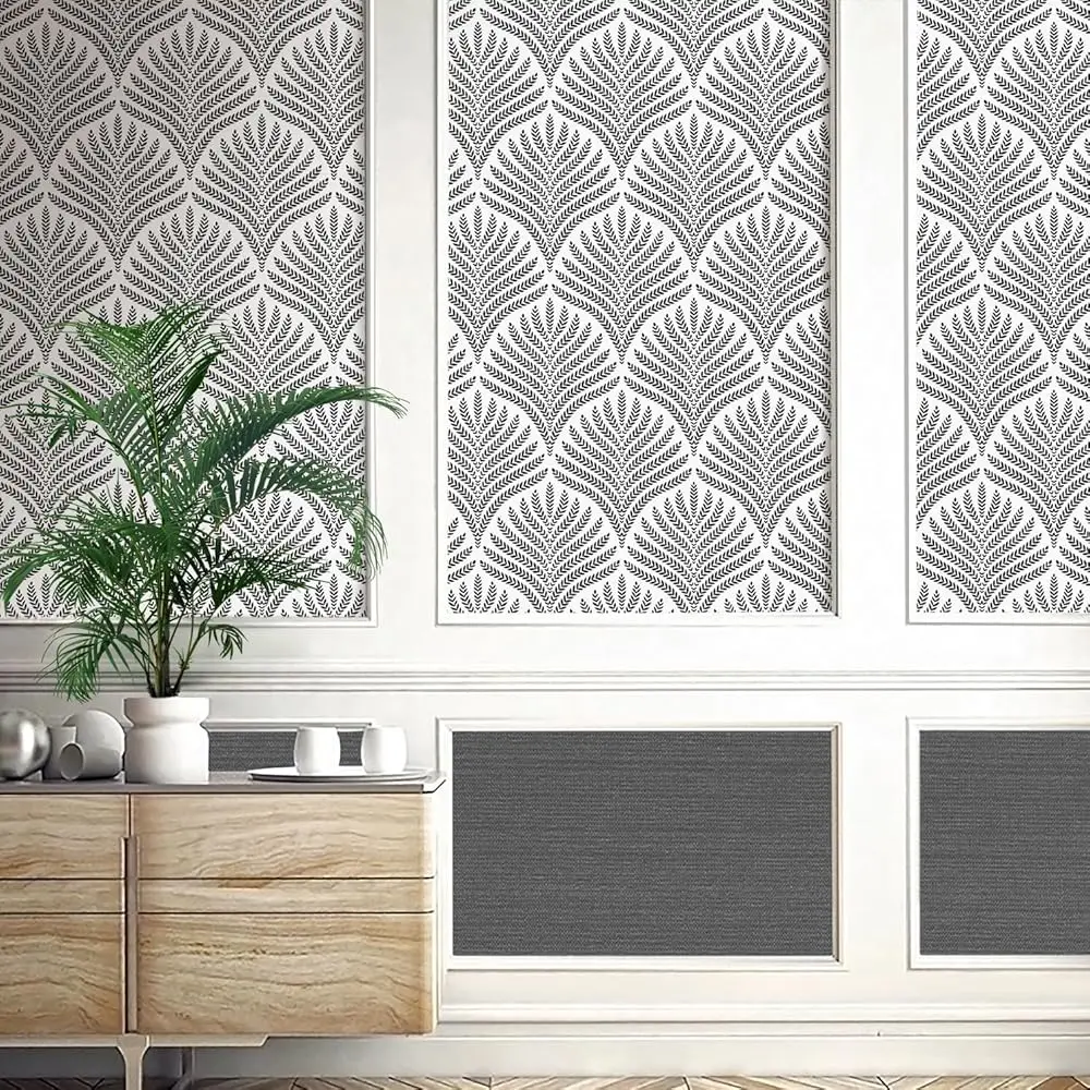 Gray and White Peel and Stick Wallpaper Boho Contact Paper for Cabinets and Drawers Modern Self-Adhesive Wallpaper Leaf Geom
Gray and White Peel and Stick Wallpaper Boho Contact Paper for Cabinets and Drawers Modern Self-Adhesive Wallpaper Leaf Geom