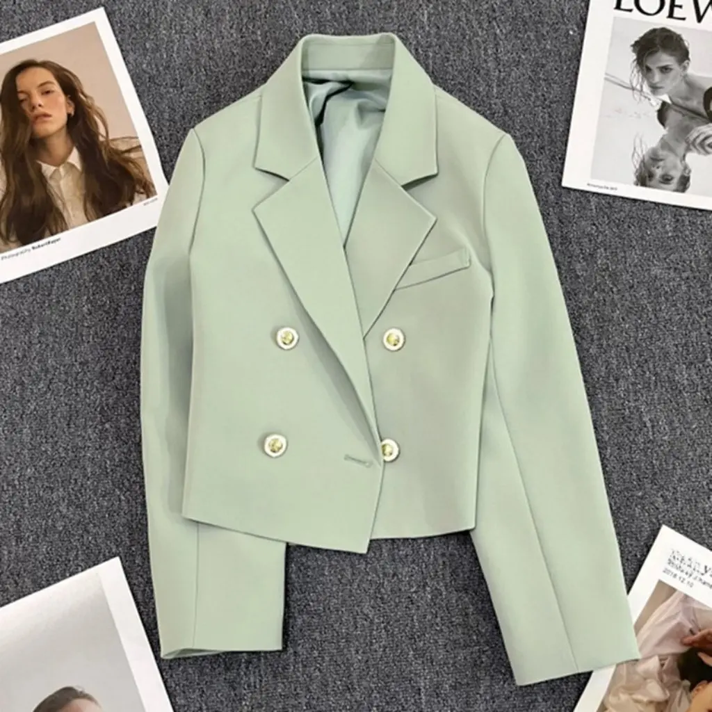 Women's Brown Korean-Style Suit Jacket Loose Straight Slimming Spring Autumn New Fashion Small Fit Upperwear
Women's Brown Korean-Style Suit Jacket Loose Straight Slimming Spring Autumn New Fashion Small Fit Upperwear
