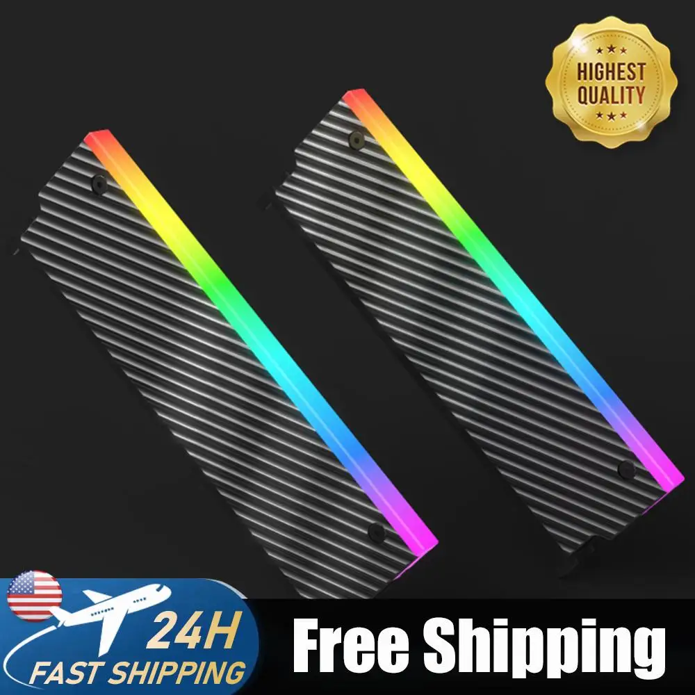 5V 3PIN ARGB DDR Heatsink Aura Sync PC Memory Cooling Vest with Thermal Silicone Pad for DDR2 DDR3 DDR4 DDR5 Desktop Computer
5V 3PIN ARGB DDR Heatsink Aura Sync PC Memory Cooling Vest with Thermal Silicone Pad for DDR2 DDR3 DDR4 DDR5 Desktop Computer