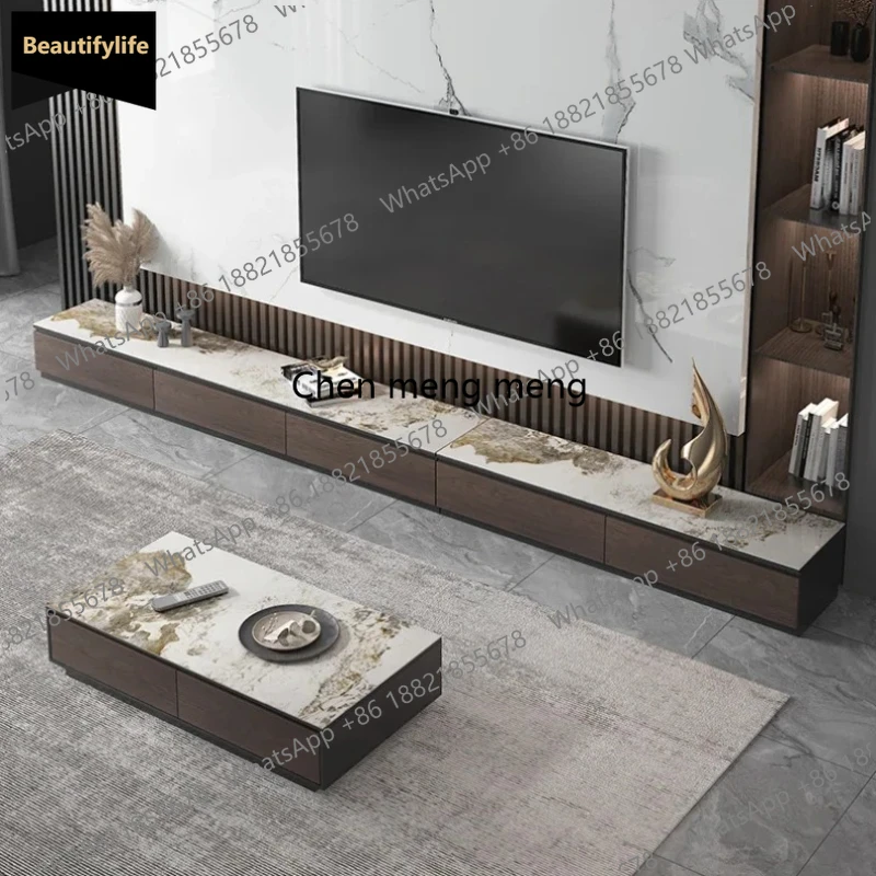 Q181 Light Luxury Floor Tv Cabinet Living Room Storage Modern Home Cabinet Coffee Table Set Mueble Para Televisor Tv Stands Furn
Q181 Light Luxury Floor Tv Cabinet Living Room Storage Modern Home Cabinet Coffee Table Set Mueble Para Televisor Tv Stands Furn
