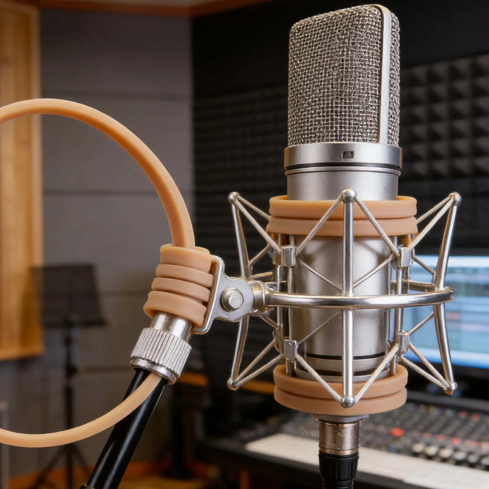 12Pcs Microphone Shock Mount Rubber Rings - Universal Elastic Bands Replacement for Mic Holder - Vibration Absorbing Studio
12Pcs Microphone Shock Mount Rubber Rings - Universal Elastic Bands Replacement for Mic Holder - Vibration Absorbing Studio