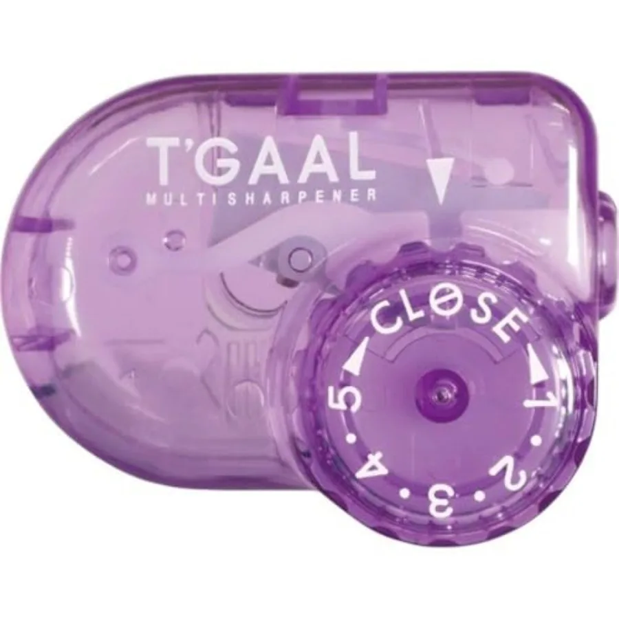 STAD T'GAAL Angle Adjustable Pencil Sharpener, Translucent Purple, 1 ea. RS036PU
STAD T'GAAL Angle Adjustable Pencil Sharpener, Translucent Purple, 1 ea. RS036PU