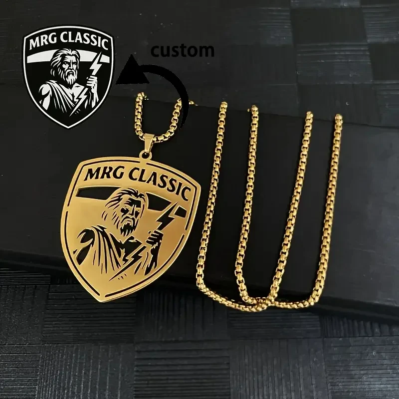 Custom Logo Men Pendant Necklace Hiphop Punk Stainless Steel Thick Chain Nameplate Personalized Jewelry Birthday Party Gifts
Custom Logo Men Pendant Necklace Hiphop Punk Stainless Steel Thick Chain Nameplate Personalized Jewelry Birthday Party Gifts