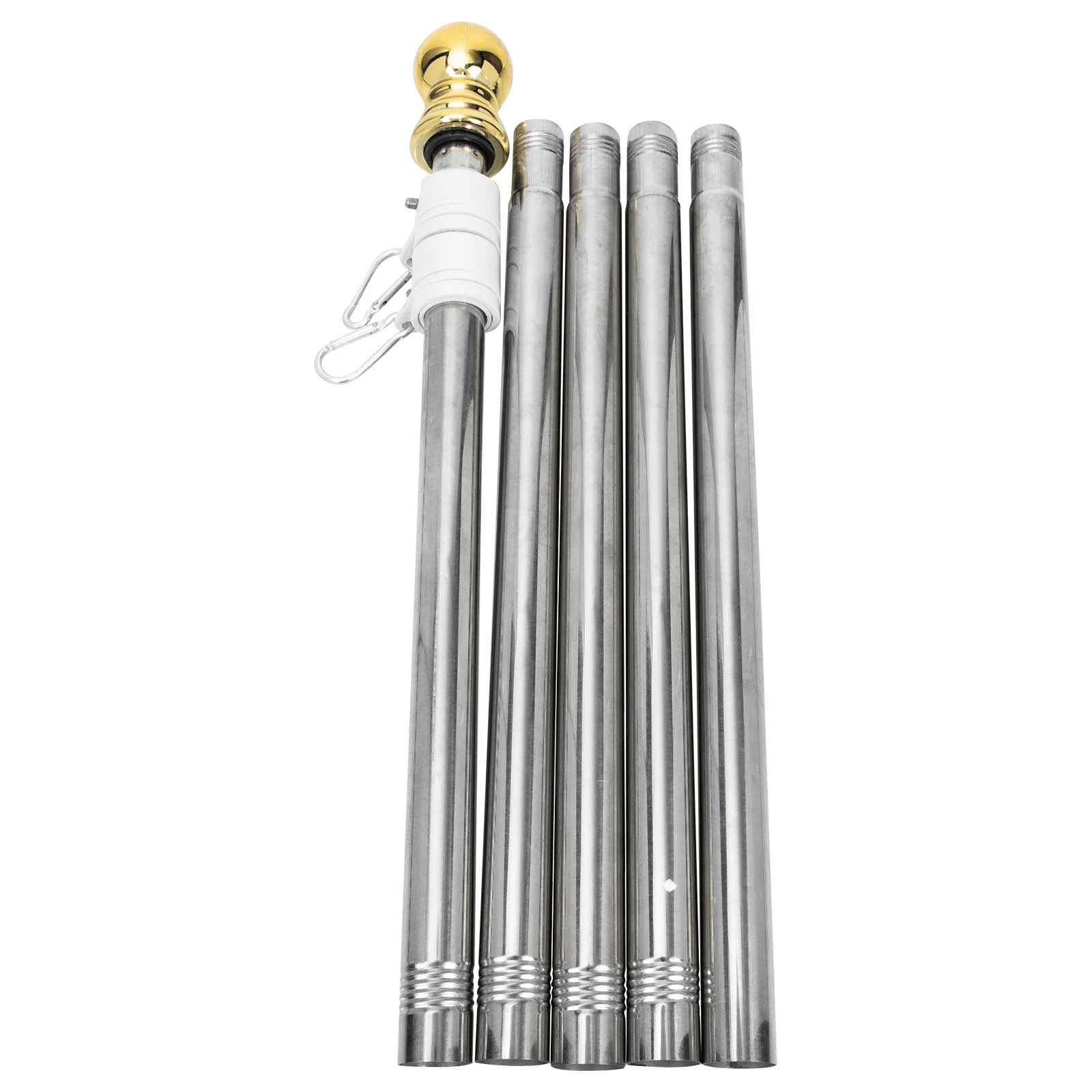 Stainless Steel Flagpole 1.9m 5 Sections Rotating Rustproof Outdoor Garden House Stand Flag Poles Easy Assemble
Stainless Steel Flagpole 1.9m 5 Sections Rotating Rustproof Outdoor Garden House Stand Flag Poles Easy Assemble