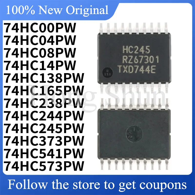 5PCS 74HC00PW 74HC04PW 74HC08PW 74HC14PW 74HC138PW 74HC165PW 74HC238PW 74HC244PW 74HC245PW 74HC373PW 541PW Hard outer shell
5PCS 74HC00PW 74HC04PW 74HC08PW 74HC14PW 74HC138PW 74HC165PW 74HC238PW 74HC244PW 74HC245PW 74HC373PW 541PW Hard outer shell
