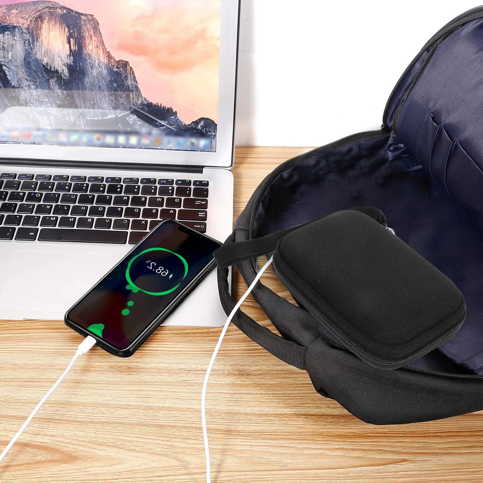 Organizer Travel Case with Magnetic Charging Portability and Full Safety Protection for Wireless Compact
Organizer Travel Case with Magnetic Charging Portability and Full Safety Protection for Wireless Compact