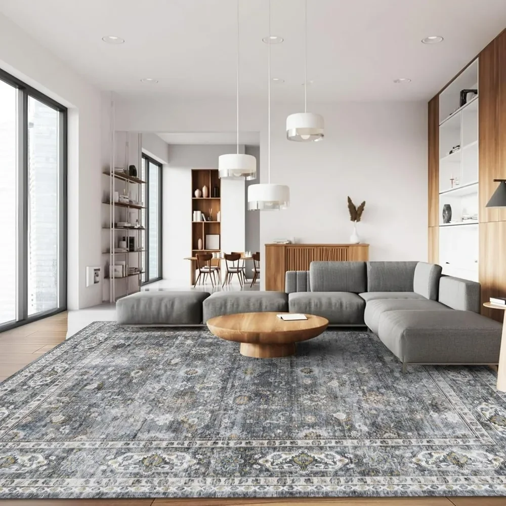 Washable Boho Rug, Non-Slip, Non-Shedding, Faux Wool, Vintage Rug for Living Room, Dining Room, Kids Playroom, 8x10
Washable Boho Rug, Non-Slip, Non-Shedding, Faux Wool, Vintage Rug for Living Room, Dining Room, Kids Playroom, 8x10