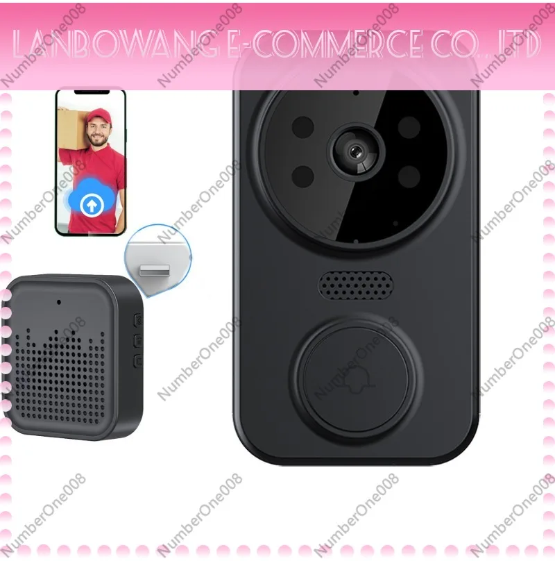 Smart Wireless Video Doorbell, WiFi Electronic Peephole Camera, 2-Way Audio Home Security Doorbell
Smart Wireless Video Doorbell, WiFi Electronic Peephole Camera, 2-Way Audio Home Security Doorbell