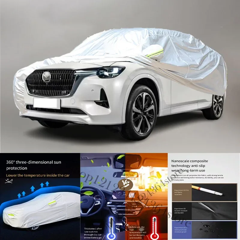 For Mazda CX-60 Auto Anti snow Anti dust Anti-uv Anti peeling paint And Anti Rainwater 210t car cover Car cover protection
For Mazda CX-60 Auto Anti snow Anti dust Anti-uv Anti peeling paint And Anti Rainwater 210t car cover Car cover protection