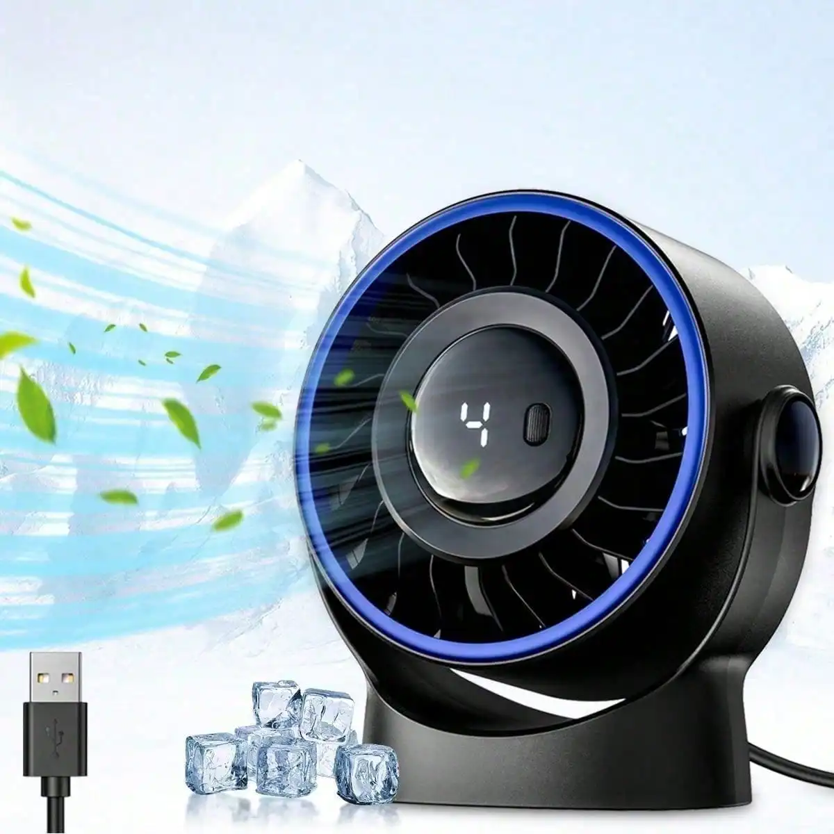 Portable USB Plug-in Desktop Fan, Adjustable Silent Desktop Fan, Used for Cooling Smart Digital Displays
Portable USB Plug-in Desktop Fan, Adjustable Silent Desktop Fan, Used for Cooling Smart Digital Displays
