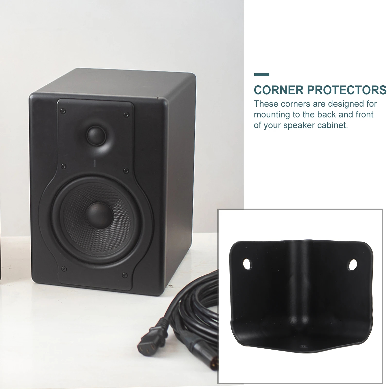 4pcs Corner Cover Anti-collision Corner Protectors Iron Guards Cabinet Furniture Stage Sound Protection Reusable
4pcs Corner Cover Anti-collision Corner Protectors Iron Guards Cabinet Furniture Stage Sound Protection Reusable