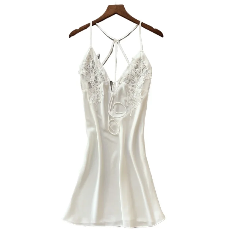 Summer Suspender Nightgown Sleepwear Sexy Women Nightwear Nightdress Lingerie Silky Satin Home Dress Dressing Gown Lounge Wear
Summer Suspender Nightgown Sleepwear Sexy Women Nightwear Nightdress Lingerie Silky Satin Home Dress Dressing Gown Lounge Wear