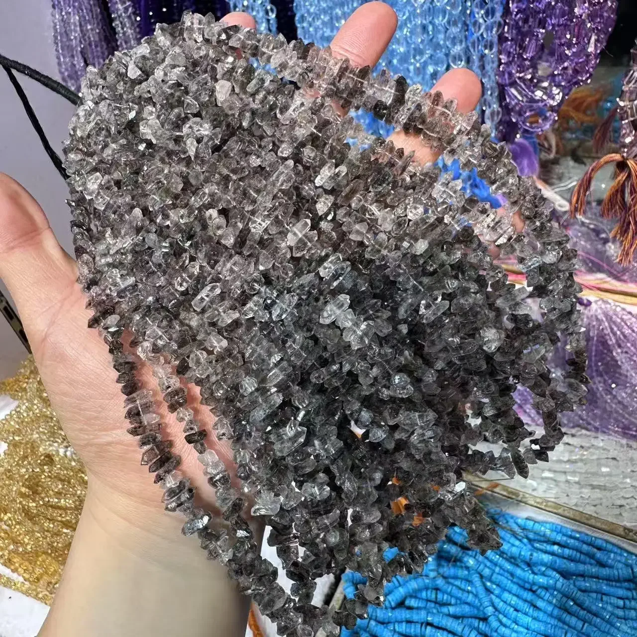 Натуральный 5-7 мм Herkimer алмазный энергетический кварц нерегулярные свободные бусины 40 см для самостоятельного изготовления ювелирных изделий ожерелье браслет AAAAA оптовая продажа
Натуральный 5-7 мм Herkimer алмазный энергетический кварц нерегулярные свободные бусины 40 см для самостоятельного изготовления ювелирных изделий ожерелье браслет AAAAA оптовая продажа
