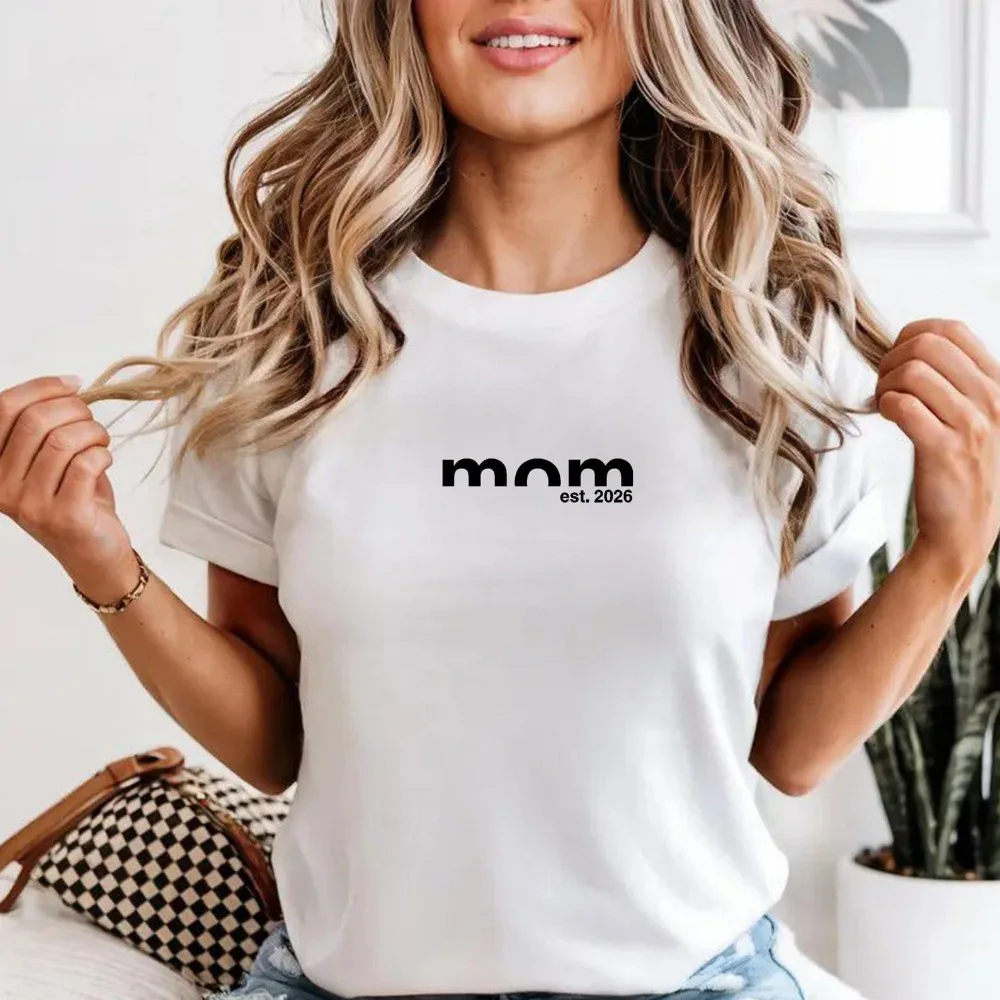 Mom Est 2026 Shirt – Personalized New Mom T-Shirt, Custom Year Mama Shirt, First Mother’s Day Gift Minimalist Mom Outfit Y2k Top
Mom Est 2026 Shirt – Personalized New Mom T-Shirt, Custom Year Mama Shirt, First Mother’s Day Gift Minimalist Mom Outfit Y2k Top