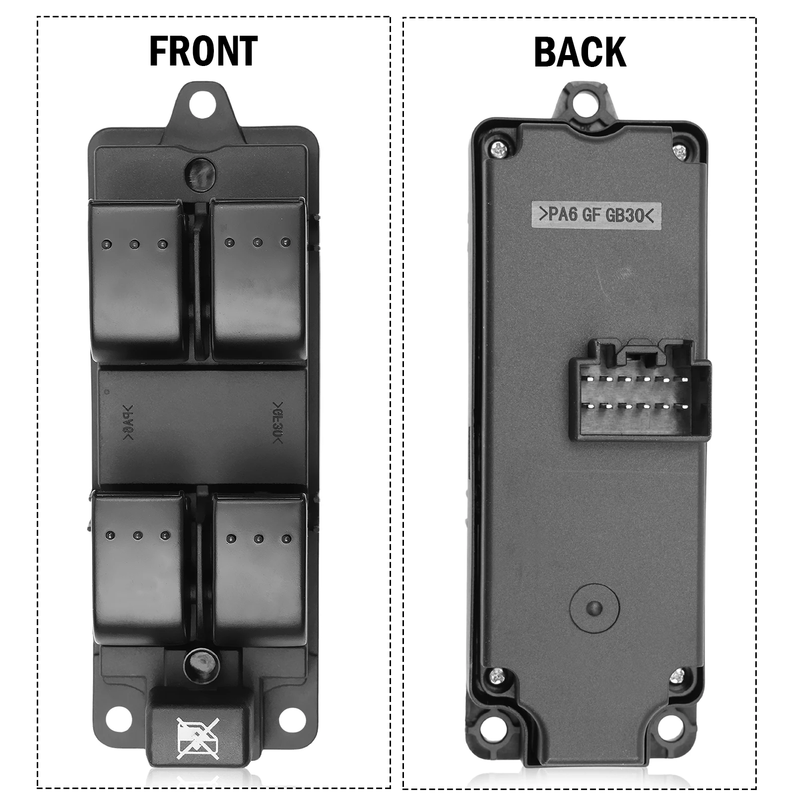 Front Drive Power Window Control Lifter Switch BS3E66350A FOR Mazda 3 BK Hatchback 2003-2009 BP4L-66-350
Front Drive Power Window Control Lifter Switch BS3E66350A FOR Mazda 3 BK Hatchback 2003-2009 BP4L-66-350