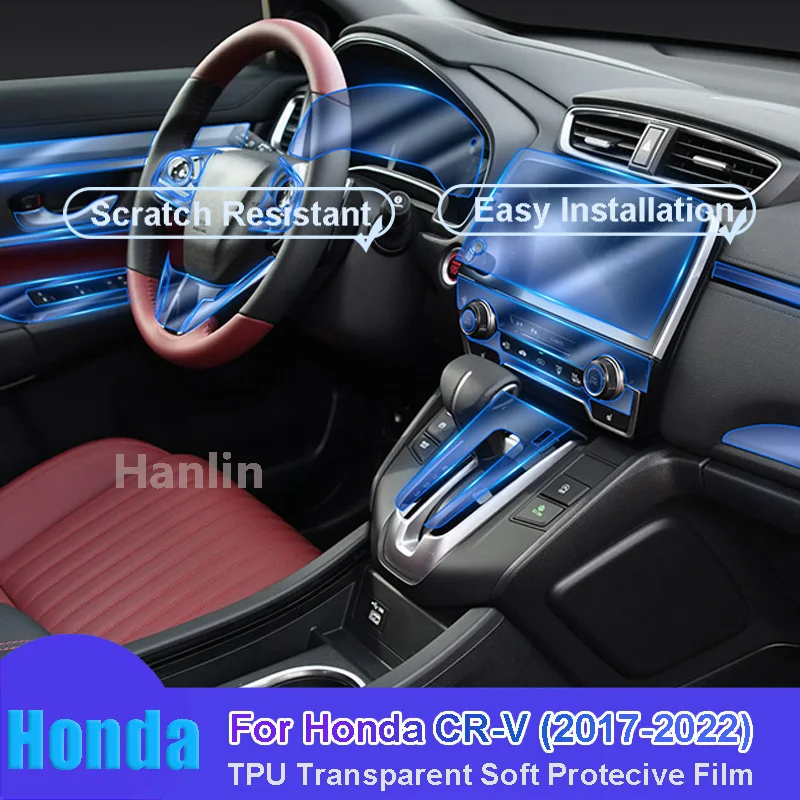 For Honda CR-V (2017-2022) Car Interior Center Console Transparent TPU Protective Anti-scratch Repair Film Car Sticker
For Honda CR-V (2017-2022) Car Interior Center Console Transparent TPU Protective Anti-scratch Repair Film Car Sticker