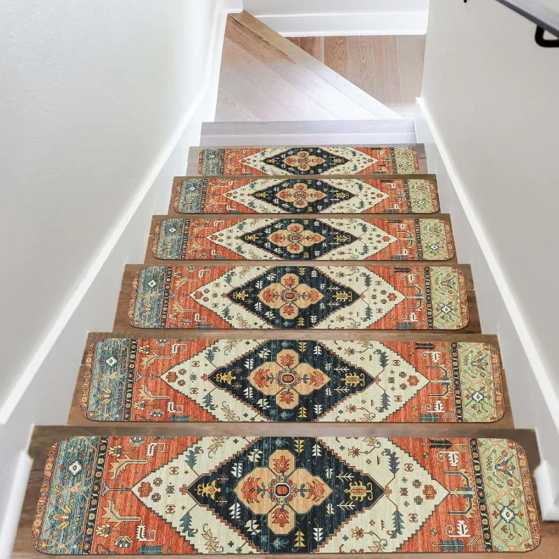 Carpet Stair Treads for Wooden Steps Set of 15, 30''X8'' Indoor Runner Resistant Rugs Rubber Safety Mats for Dogs
Carpet Stair Treads for Wooden Steps Set of 15, 30''X8'' Indoor Runner Resistant Rugs Rubber Safety Mats for Dogs