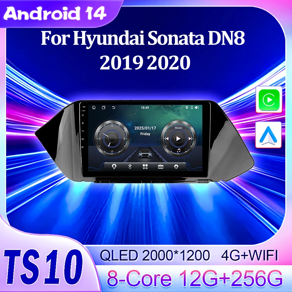 2 Din Android 14 Autoraido для Hyundai Sonata DN8 2019 2020 Автомобильный радиоприемник Мультимедийный плеер Стерео Carplay Навигация GPS BT RDS 4G
2 Din Android 14 Autoraido для Hyundai Sonata DN8 2019 2020 Автомобильный радиоприемник Мультимедийный плеер Стерео Carplay Навигация GPS BT RDS 4G
