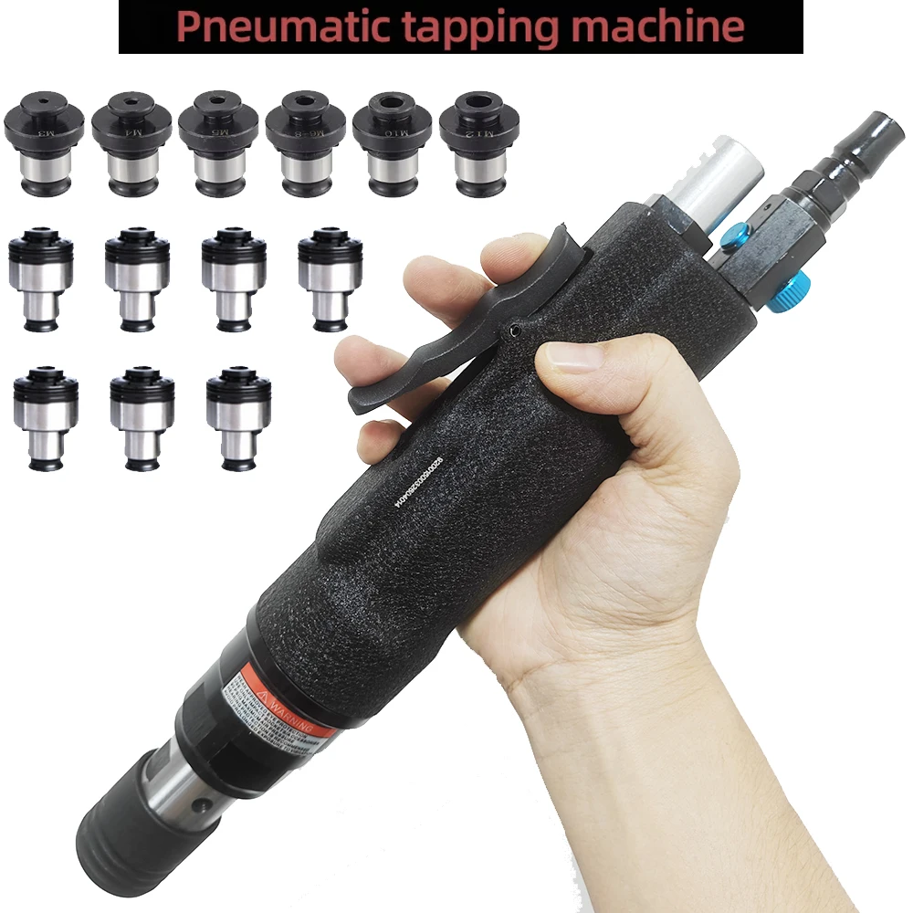 Low speed Straight Pneumatic Tapping Machine Air Tapping Drill Screw Tapping Tools Set For M3~M12 Screw Tap Drill Bits
Low speed Straight Pneumatic Tapping Machine Air Tapping Drill Screw Tapping Tools Set For M3~M12 Screw Tap Drill Bits