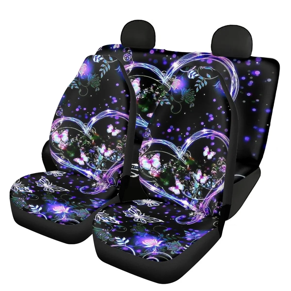 Удобные чехлы на передние/задние автомобильные сиденья Galaxy Butterfly с цветами, набор автомобильных подушек для сидений из 4 предметов интерьера для женщин, подходят для большинства внедорожников
Удобные чехлы на передние/задние автомобильные сиденья Galaxy Butterfly с цветами, набор автомобильных подушек для сидений из 4 предметов интерьера для женщин, подходят для большинства внедорожников