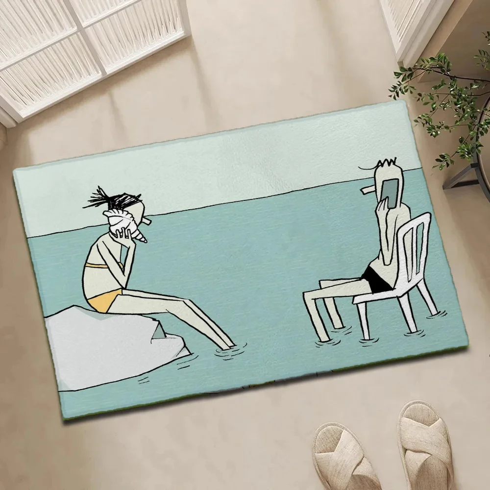 Beach Leisure Life Sketches Entrance Door Mat Fashion For Kitchen New Rugs Living Room Bedroom Carpet Lounge Rug Home Bath the
Beach Leisure Life Sketches Entrance Door Mat Fashion For Kitchen New Rugs Living Room Bedroom Carpet Lounge Rug Home Bath the