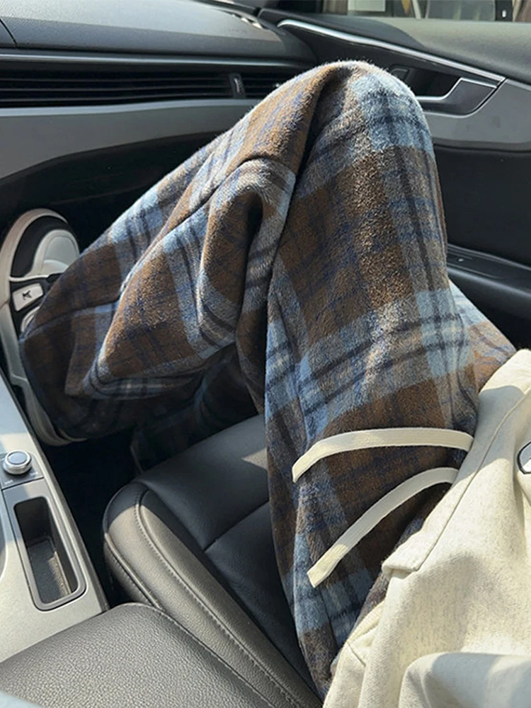 Men's Vintage Plaid Woolen Trousers Autumn Winter Fce Straight Leg Casual Long Pants American Retro Sle Lazy Faion
Men's Vintage Plaid Woolen Trousers Autumn Winter Fce Straight Leg Casual Long Pants American Retro Sle Lazy Faion